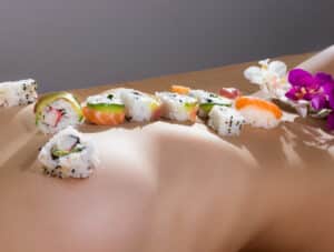Nyotaimori Naked sushi
